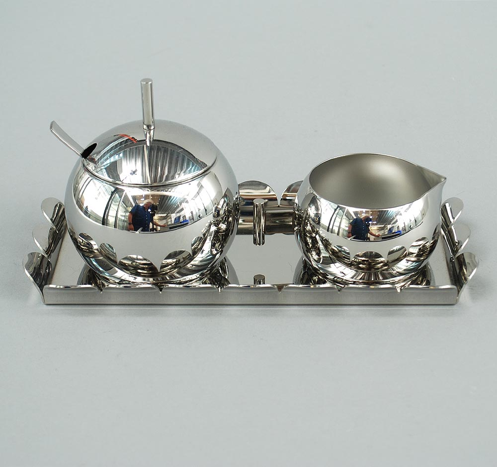 ◇未使用 ALESSI/アレッシィ Anna Set シュガー&クリーム ①